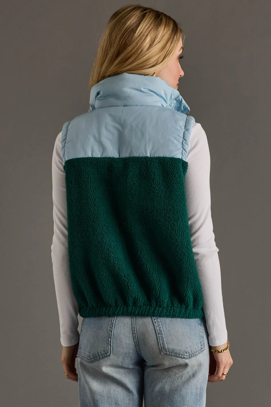 Quilted Fleece Vest