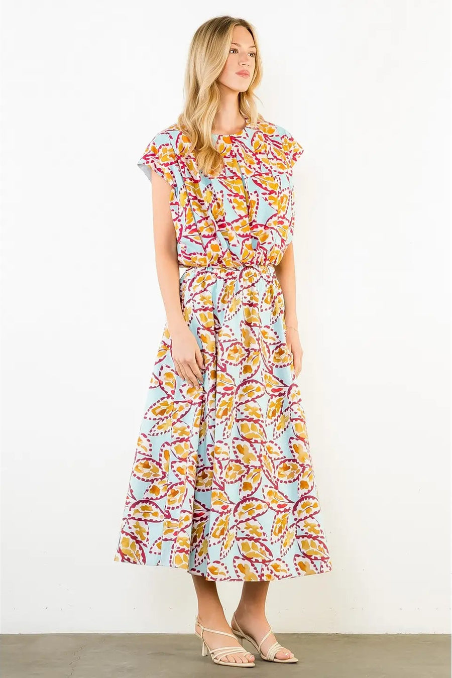 THML Pattern Long Skirt