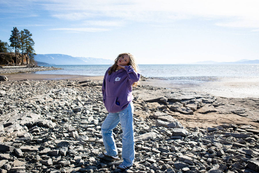 In Full Bloom Unisex Hoodie - Lavender