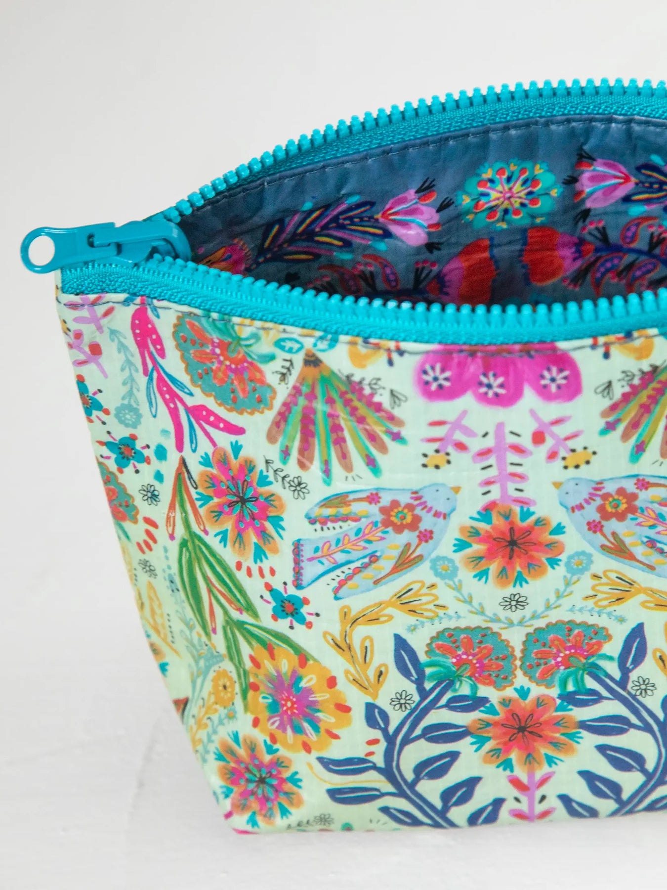 Small Recycled Zipper Pouch
