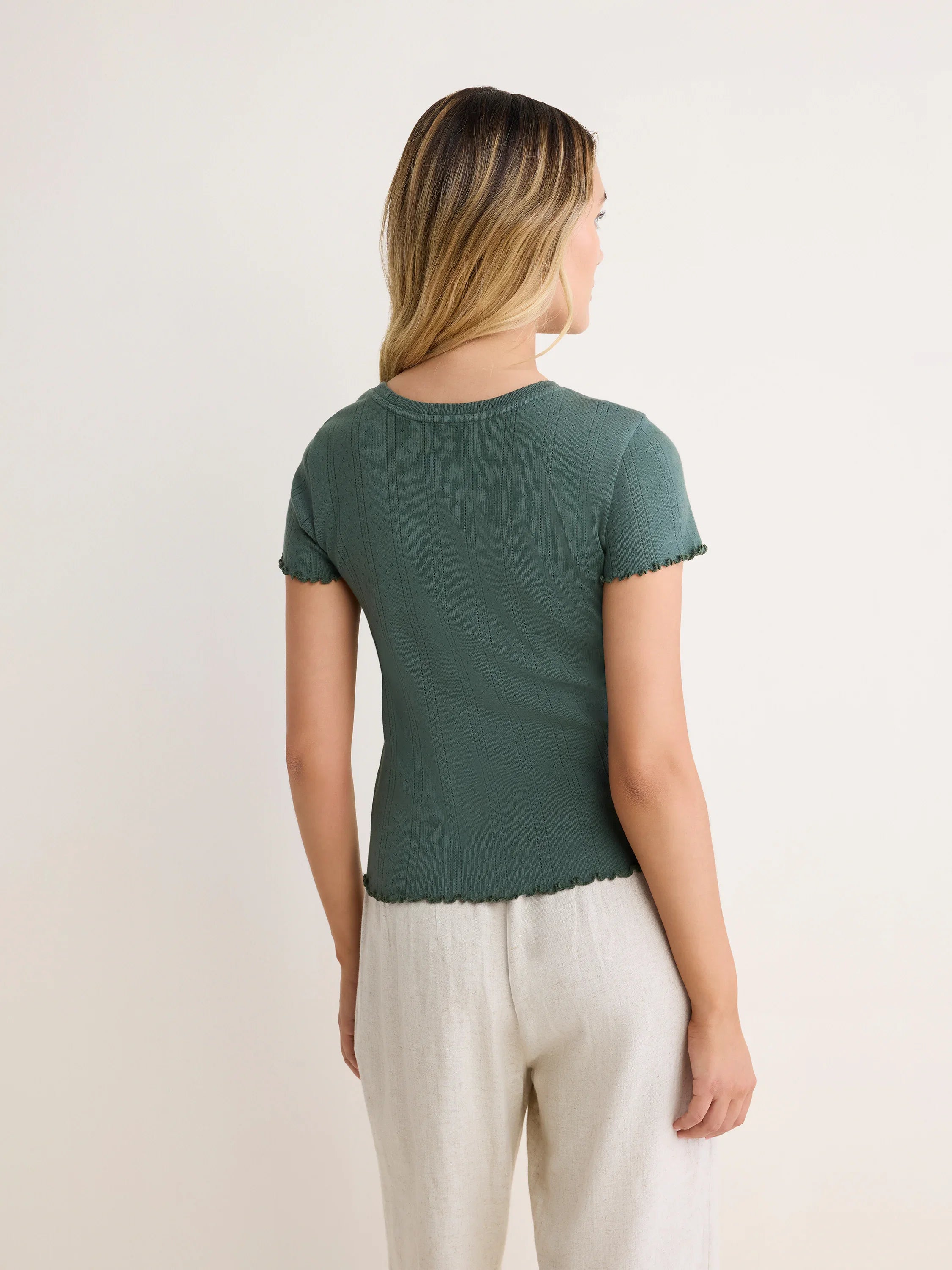 Nic+Zoe Pointelle Rib Georgia Tee