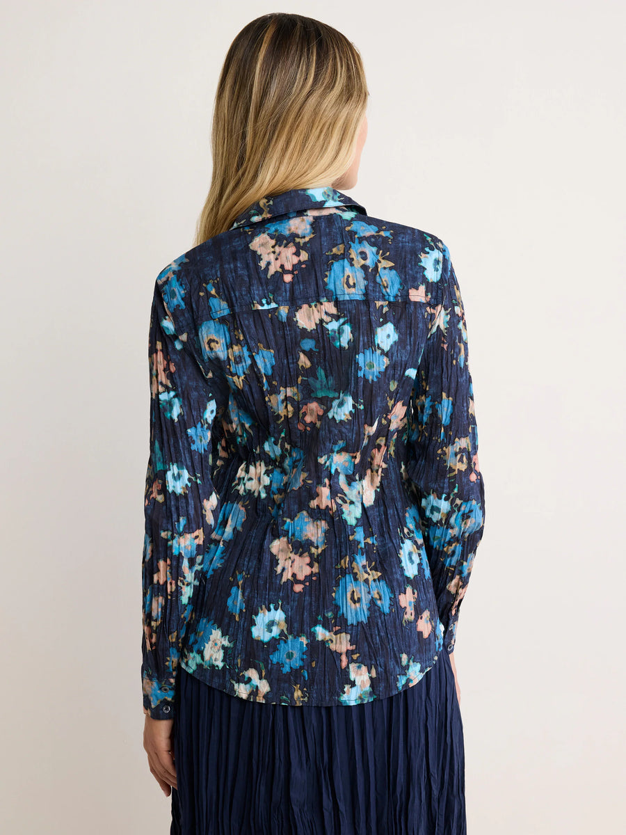 Nic+Zoe Glowy Floral Core Cotton Shirt