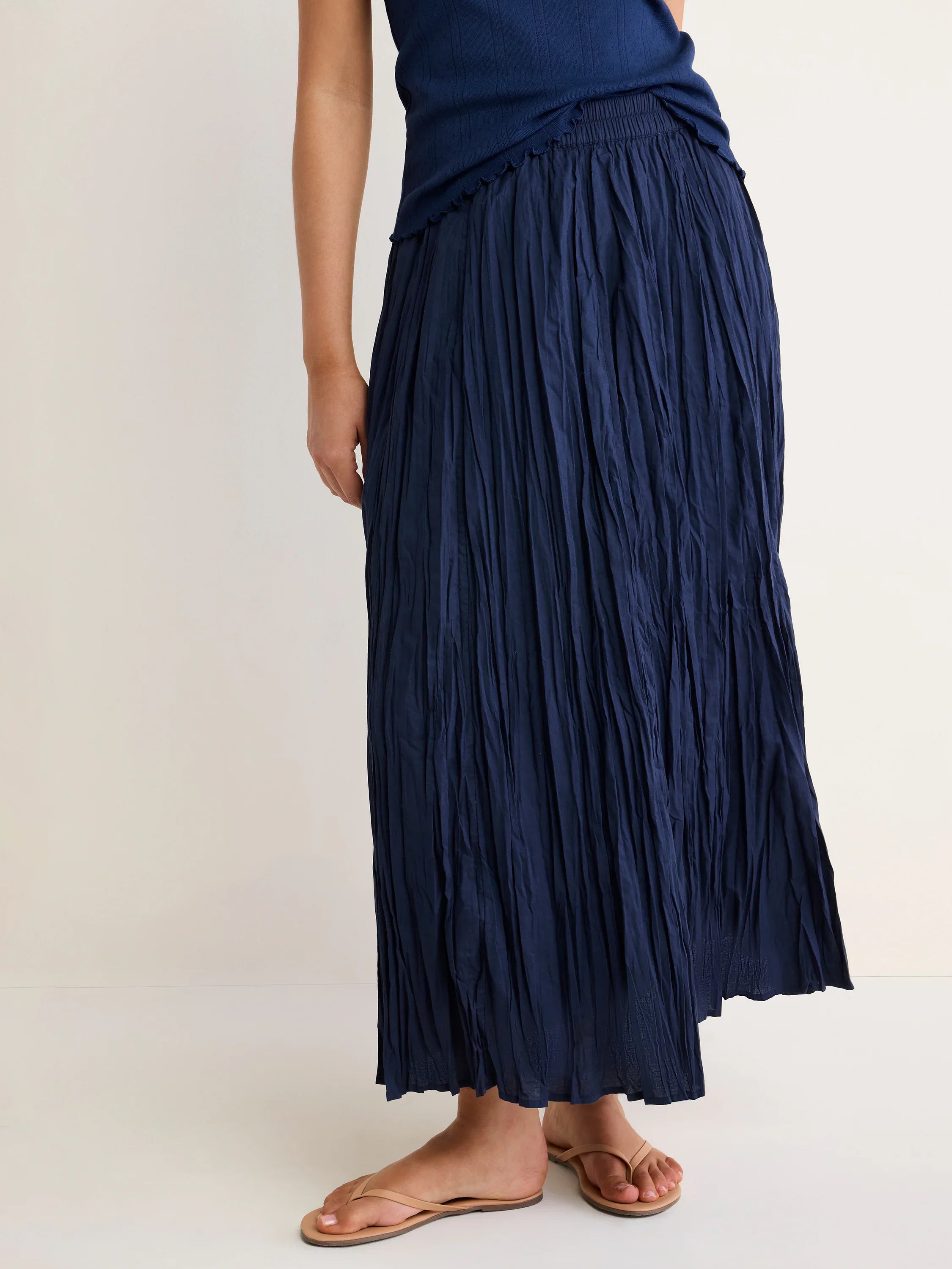 Nic+Zoe Cotton Crinkle Skirt