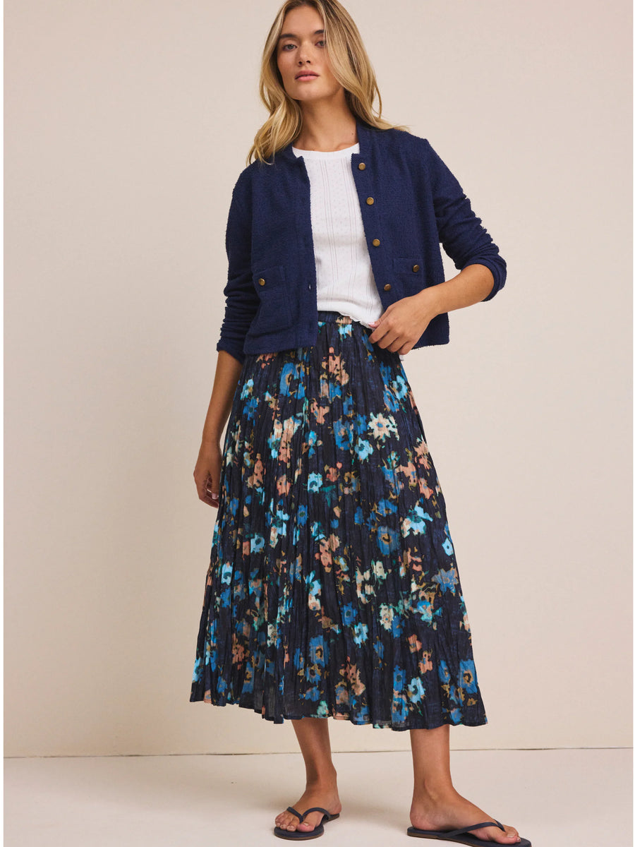 Nic+Zoe Cotton Crinkle Skirt