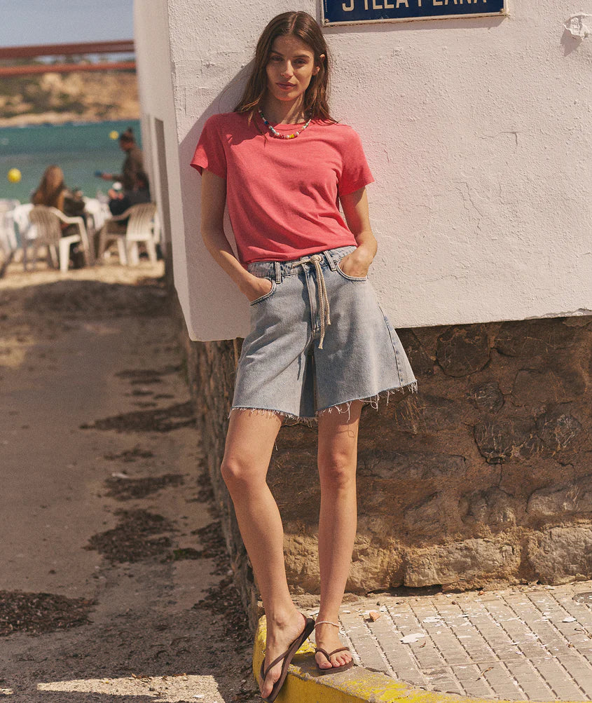 Marine Layer Rosalie Denim Bermuda Short