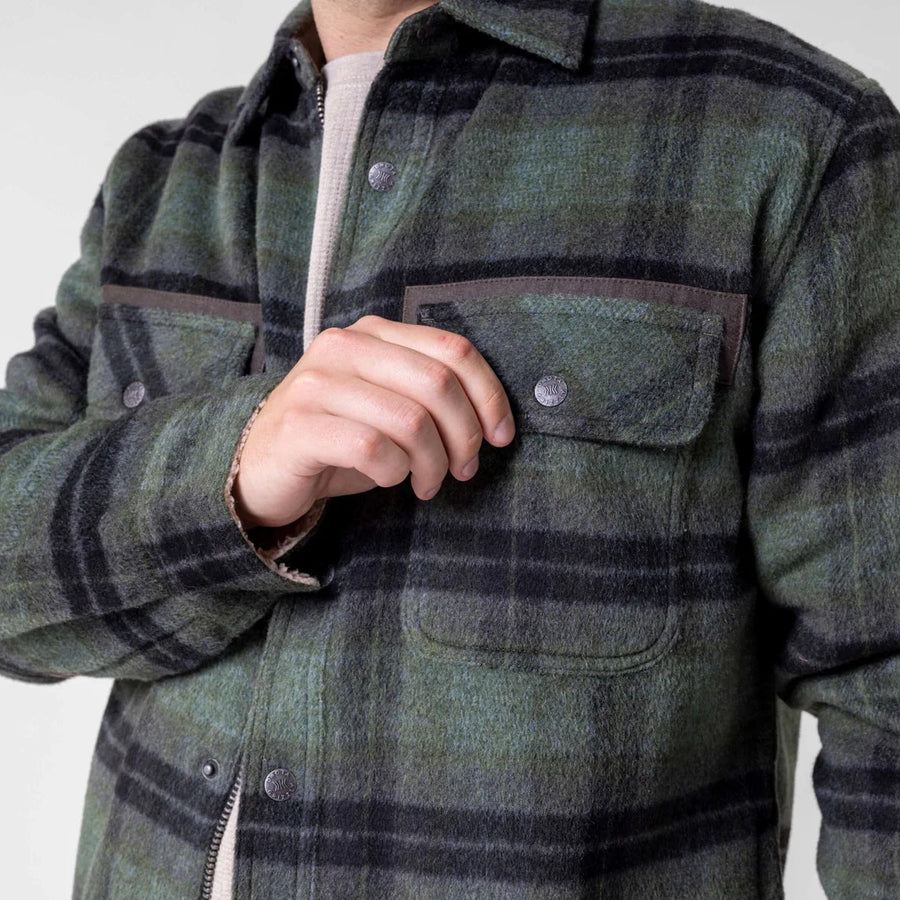 DKOTA GRIZZLY Burke Sherpa Lined Shirt Jacket