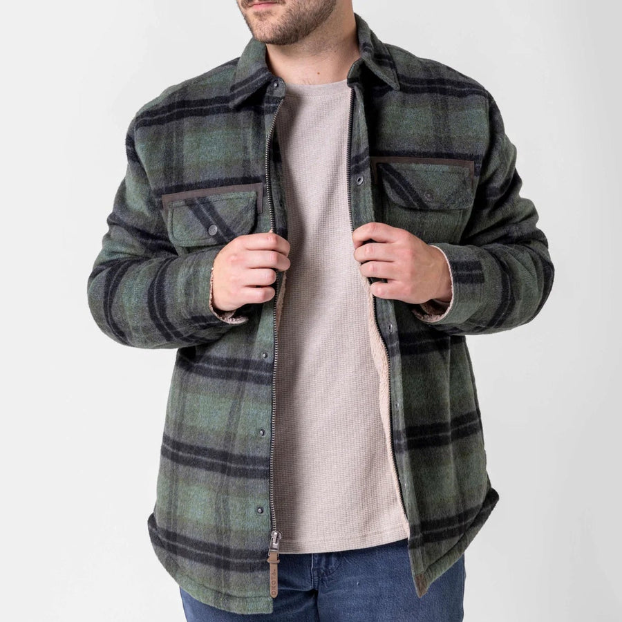 DKOTA GRIZZLY Burke Sherpa Lined Shirt Jacket
