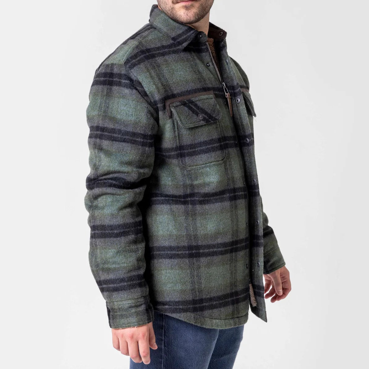 DKOTA GRIZZLY Burke Sherpa Lined Shirt Jacket