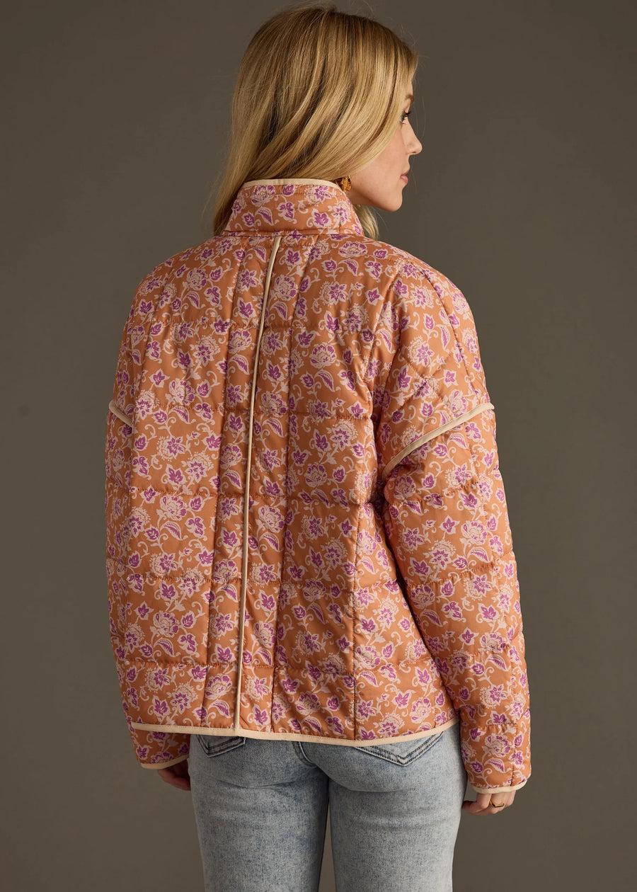 Panache Patterned Quilted Jacket