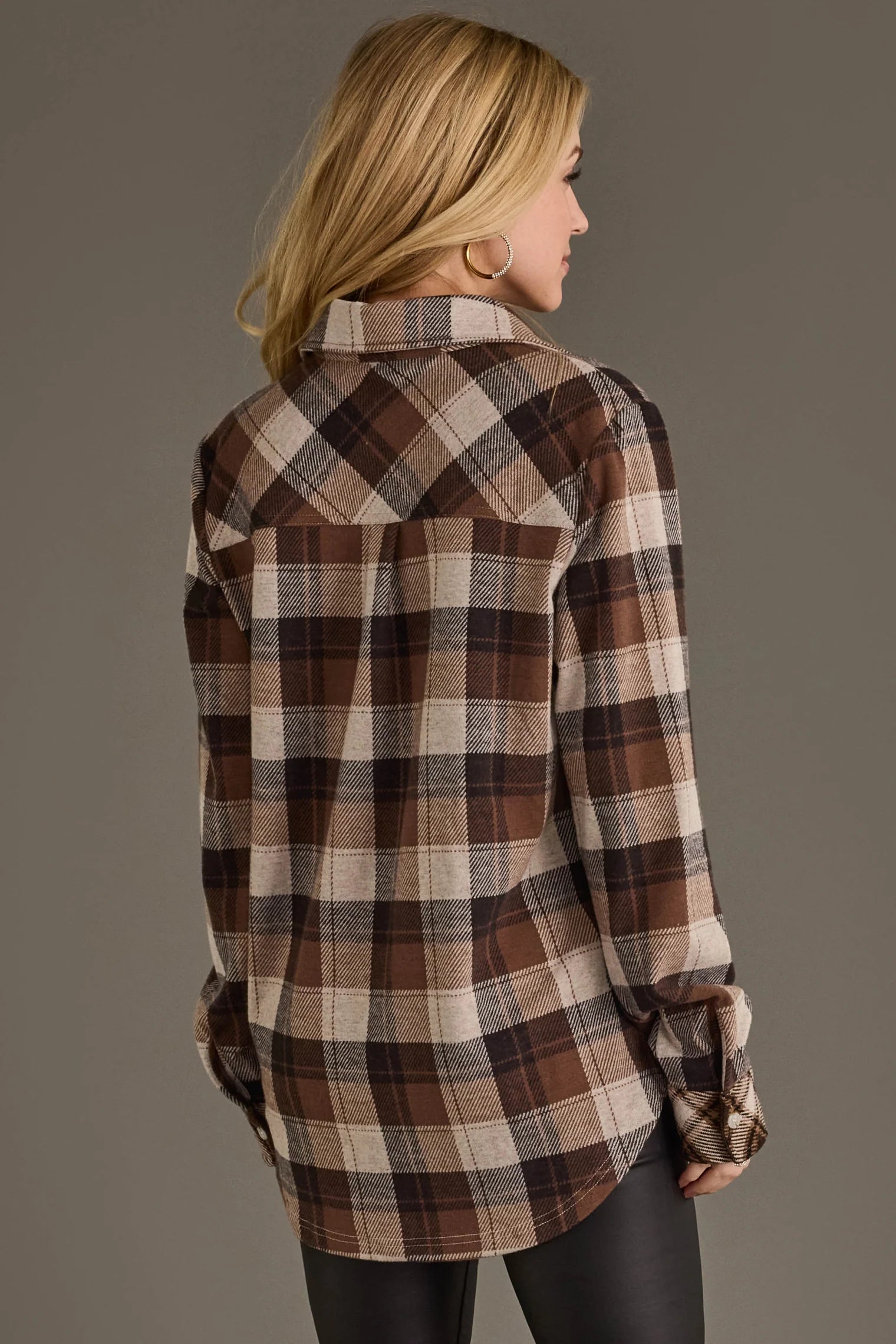 Panache Plaid Button Up
