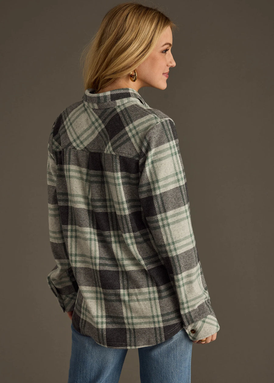Super Soft Plaid Button Down Shirt