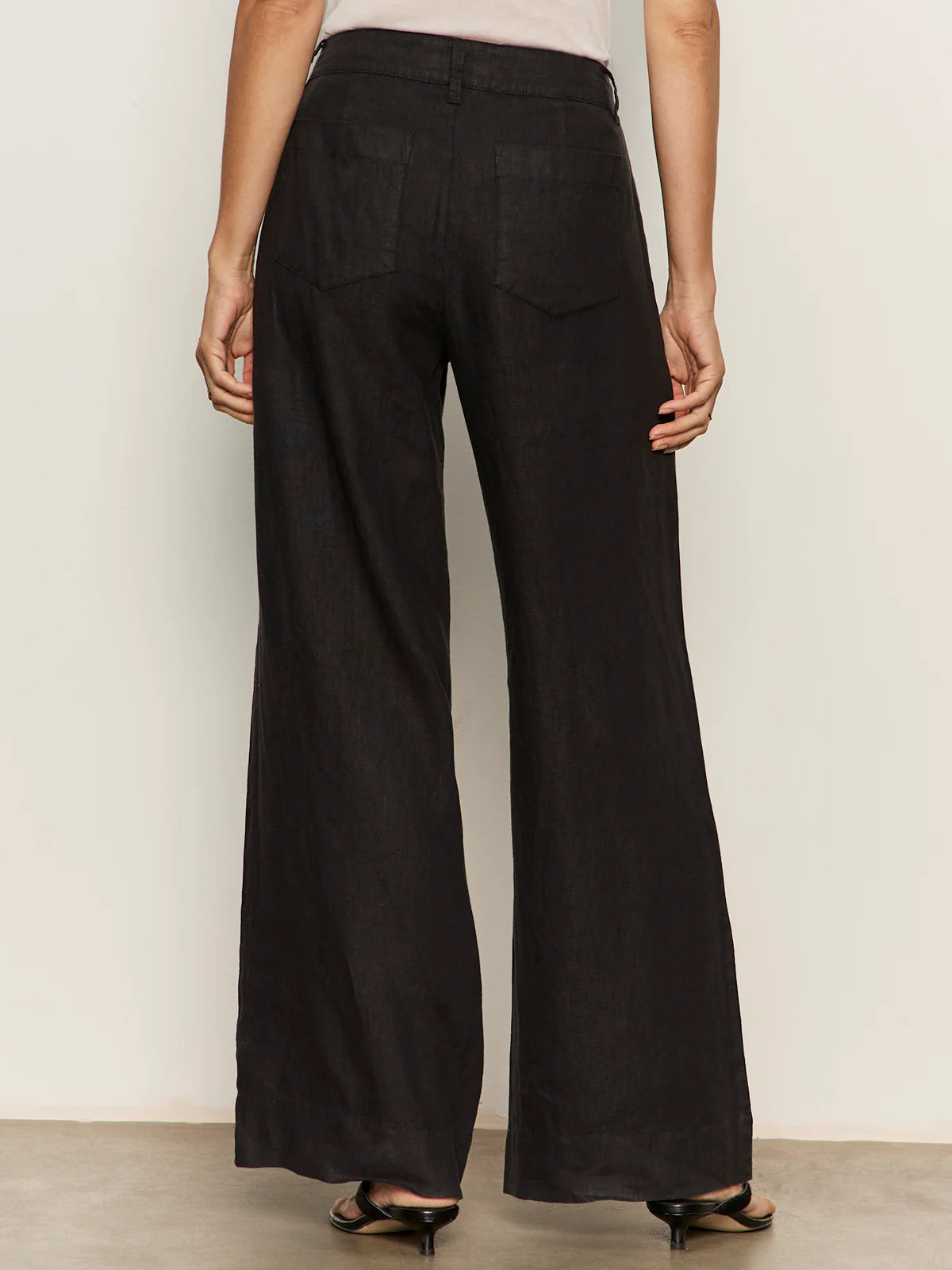 Sanctuary Linen Marine Wide Leg Pant