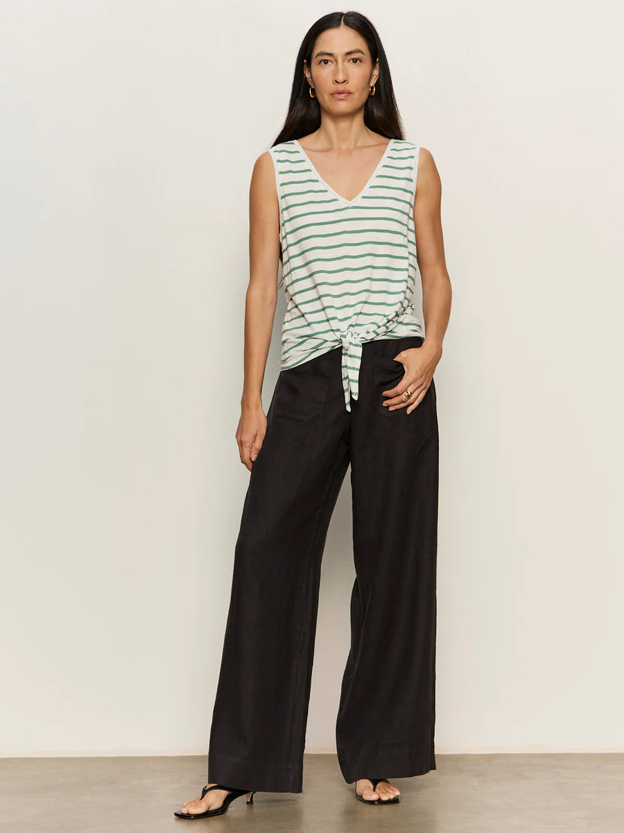 Sanctuary Linen Marine Wide Leg Pant