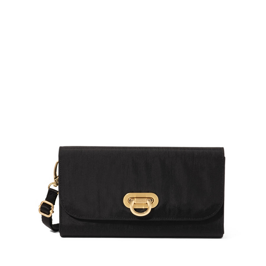 Baggallini Coastal Flip Lock RFID Phone Wallet Crossbody