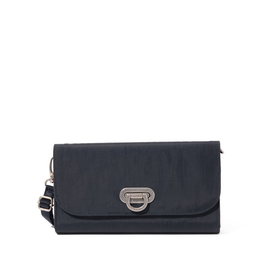 Baggallini Coastal Flip Lock RFID Phone Wallet Crossbody
