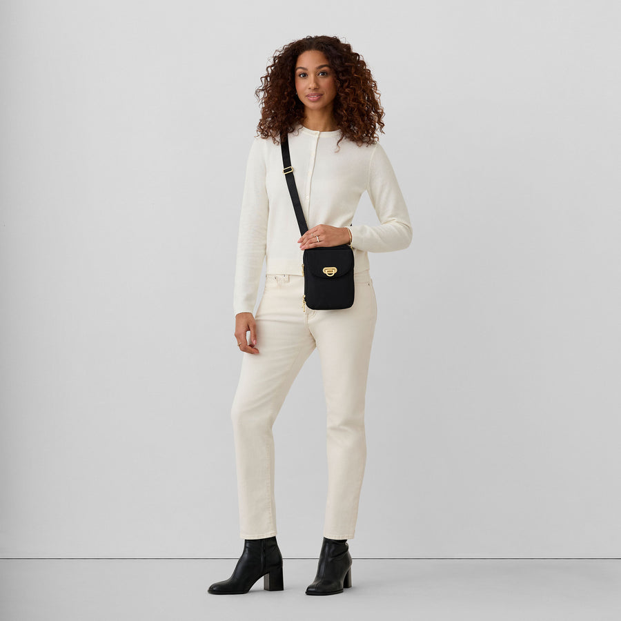 Baggallini Coastal Flip Lock Venture Crossbody