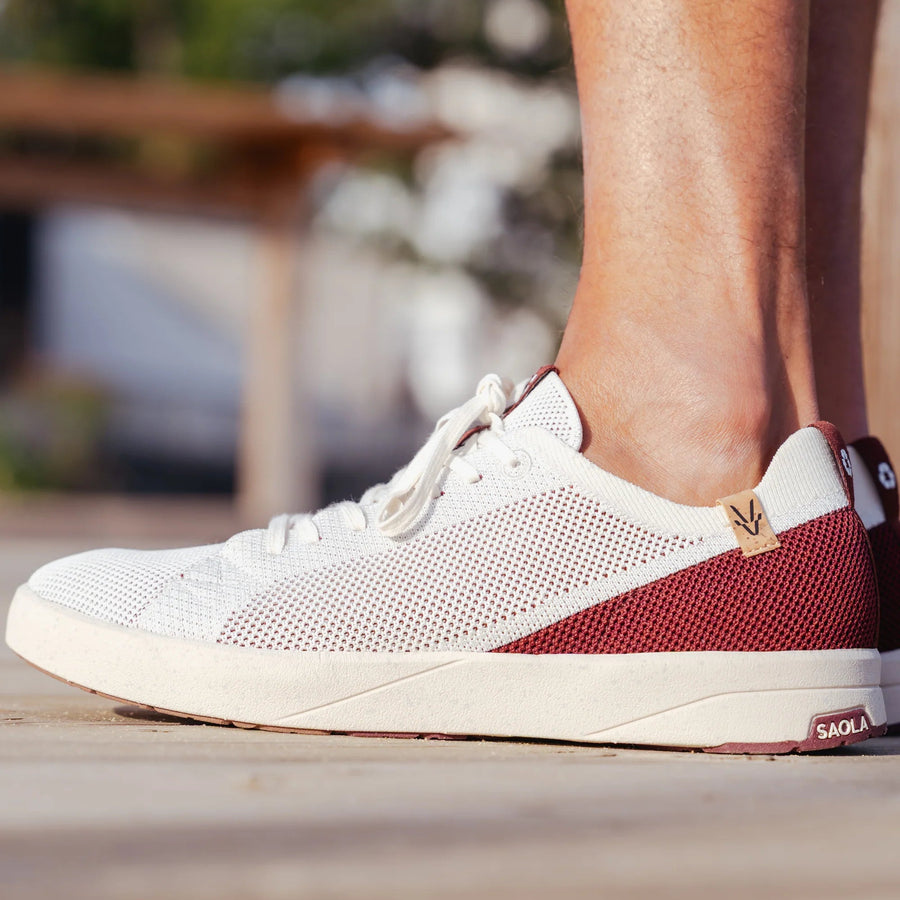 Cannon Knit 2.0 M Sneakers White Red