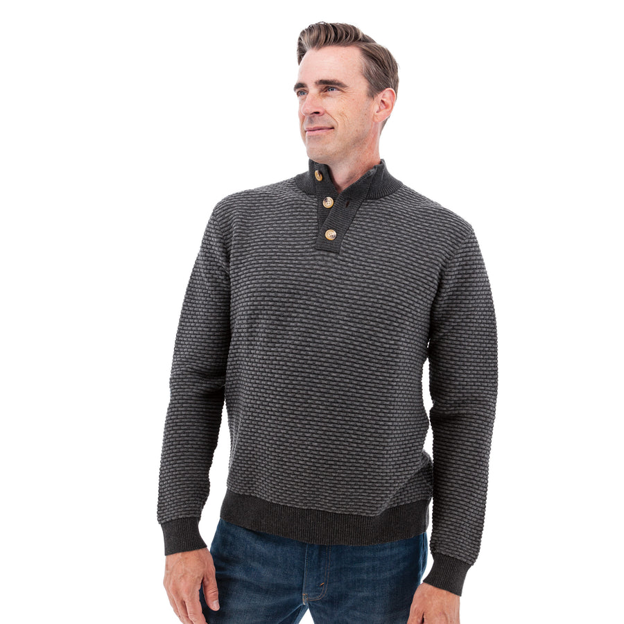 Cody Two Tone Textured Pullover