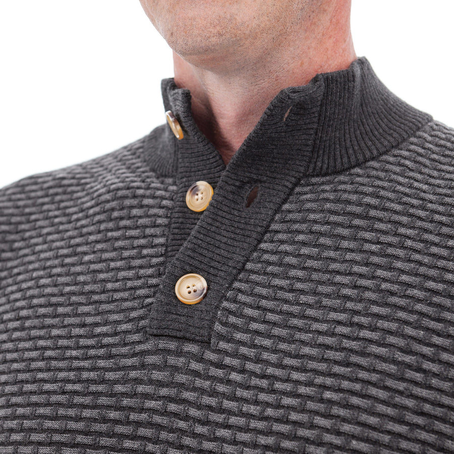 Cody Two Tone Textured Pullover