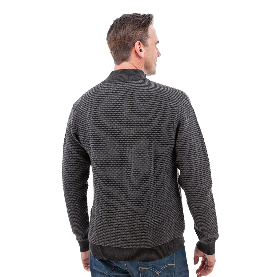 Cody Two Tone Textured Pullover