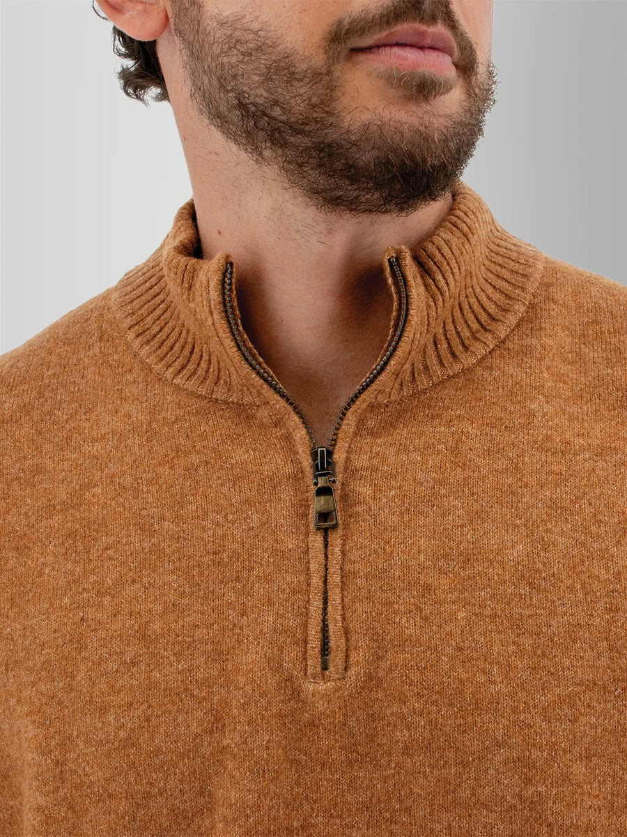 Old Ranch Wade 1/4 Zip Stand Collar Sweater