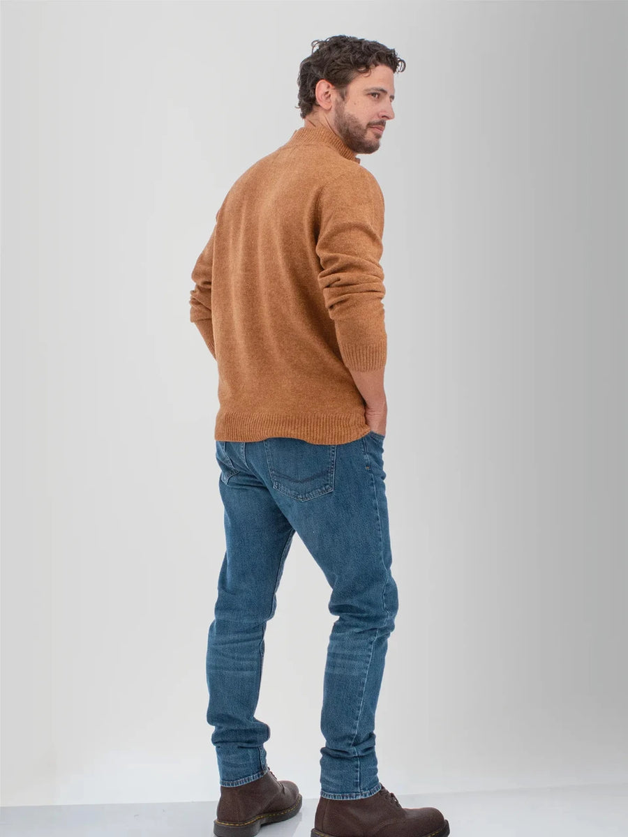Old Ranch Wade 1/4 Zip Stand Collar Sweater