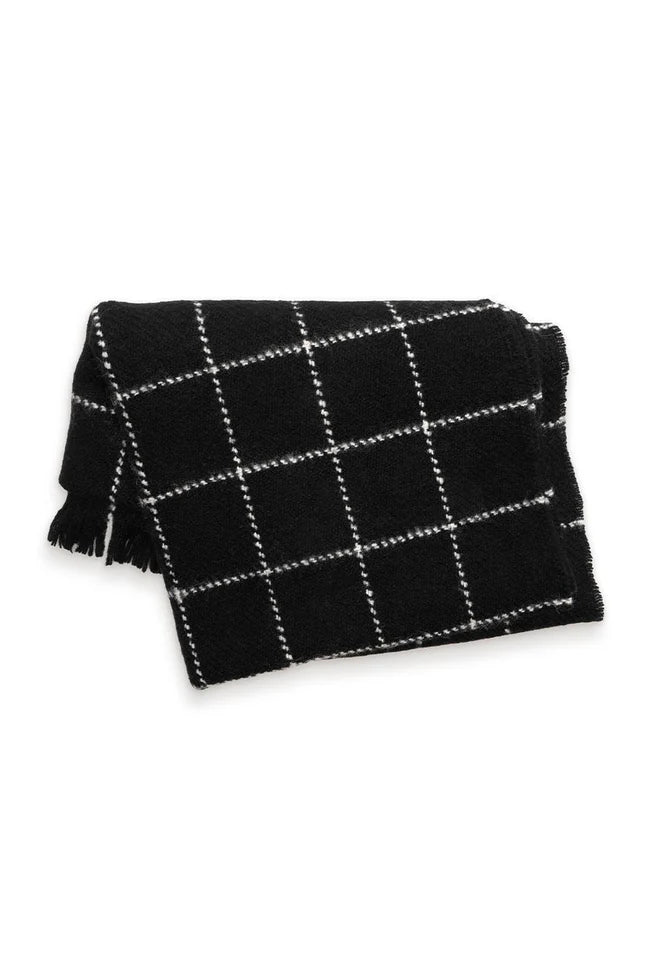 Joy Susan Grid Check Scarf