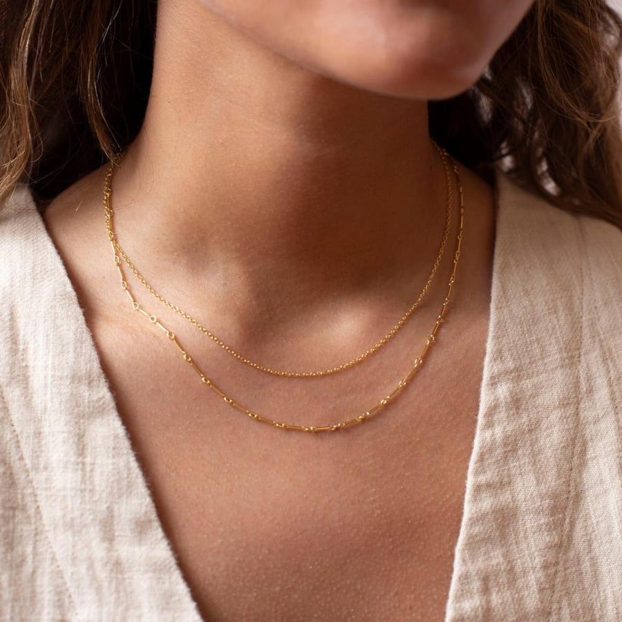Token Equinox Double Necklace