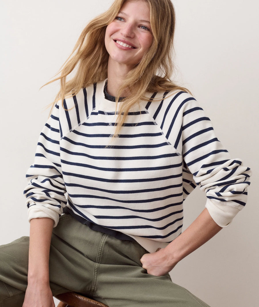 Marine Layer Cloud 9 Fleece Reversible Crewneck