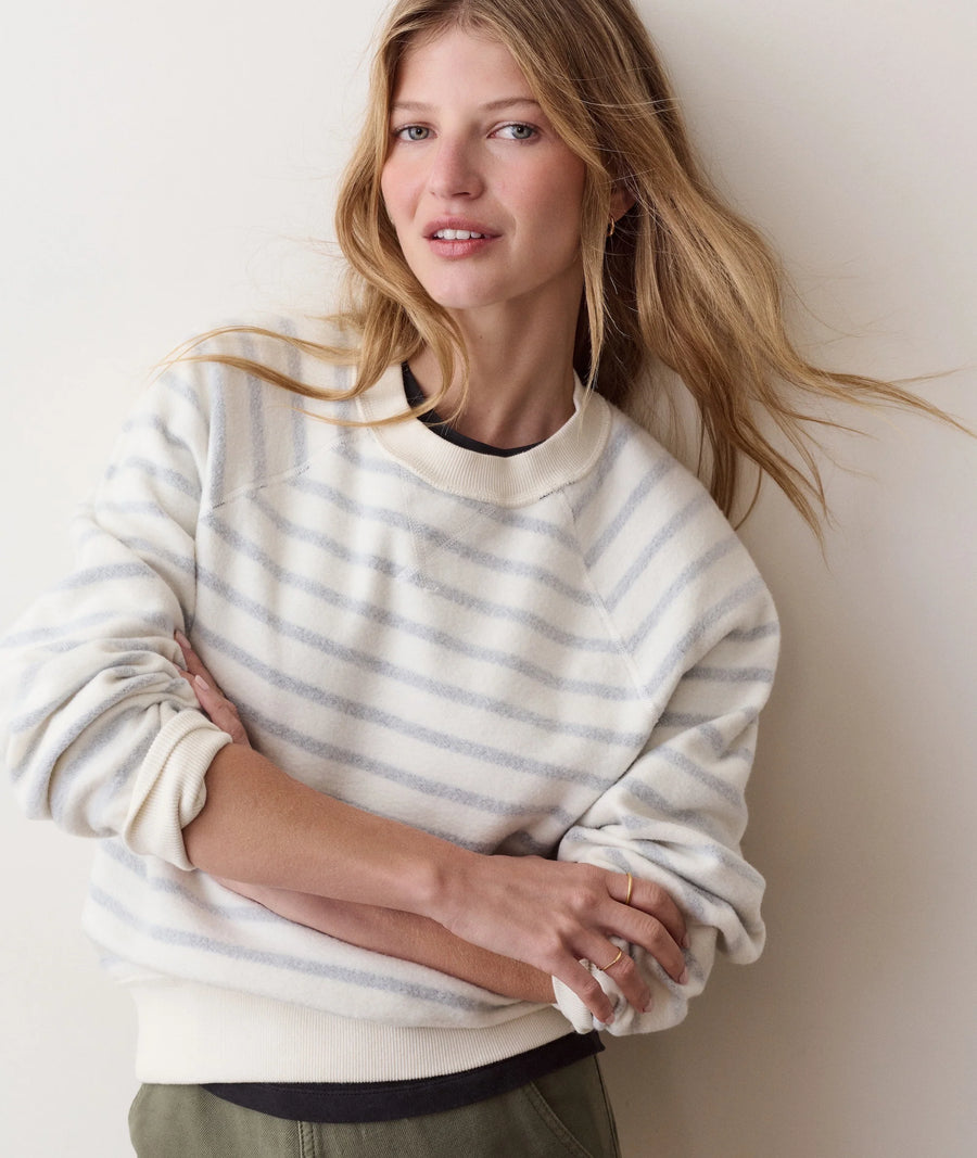 Marine Layer Cloud 9 Fleece Reversible Crewneck