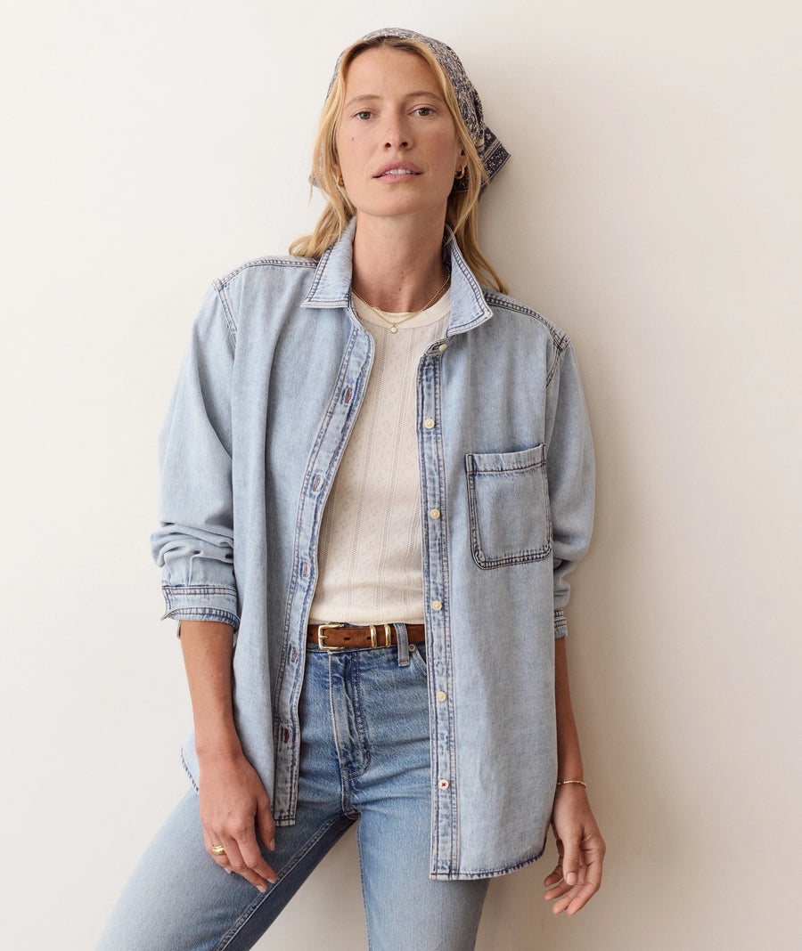 Marine Layer Jane Relaxed Denim Shirt