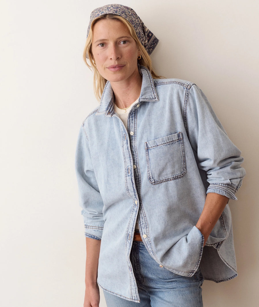 Marine Layer Jane Relaxed Denim Shirt