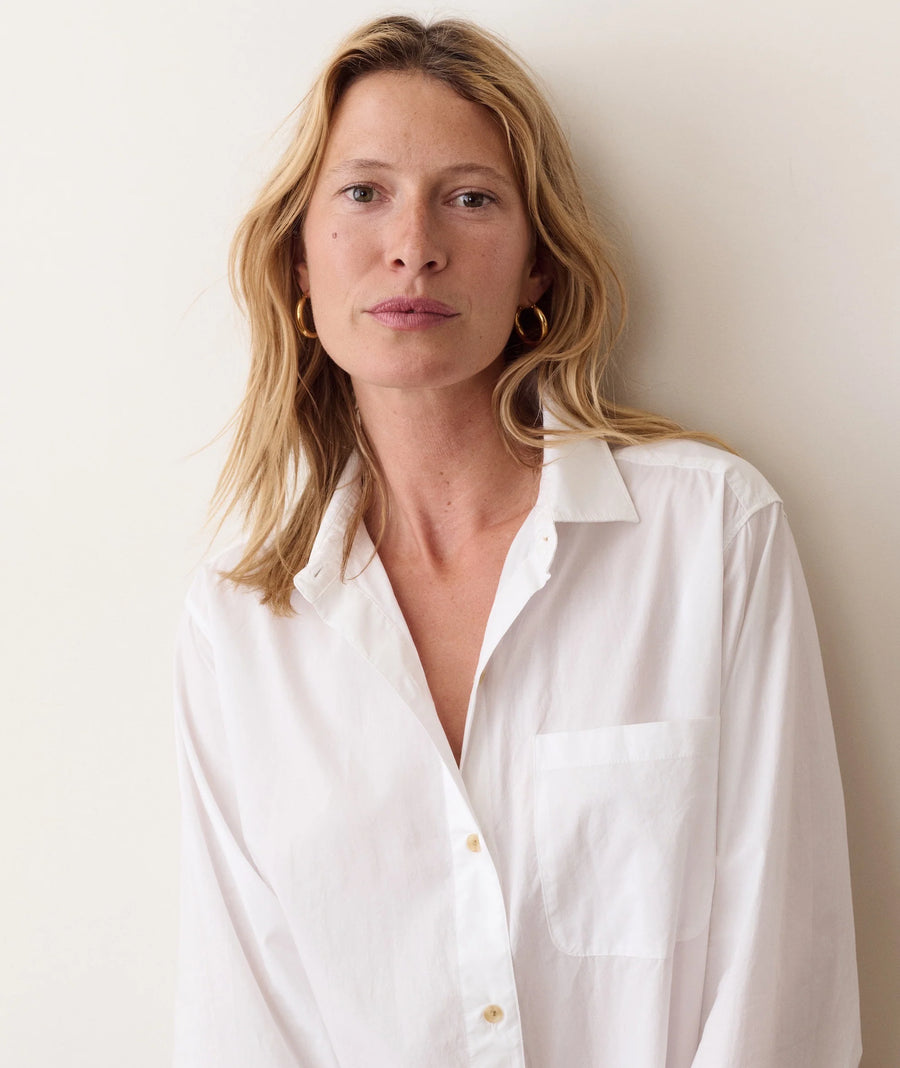 Marine Layer Jane Relaxed Shirt in Cali Poplin