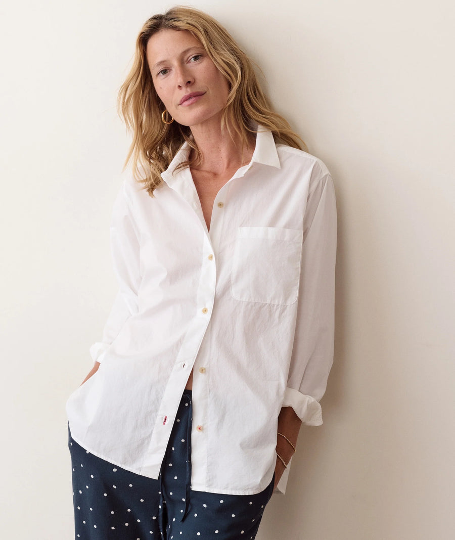 Marine Layer Jane Relaxed Shirt in Cali Poplin