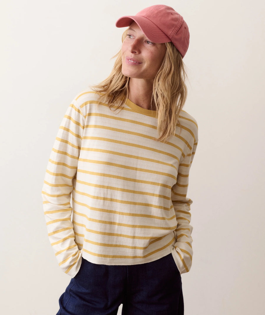 Marine Layer Poppy Double Knit Crewneck