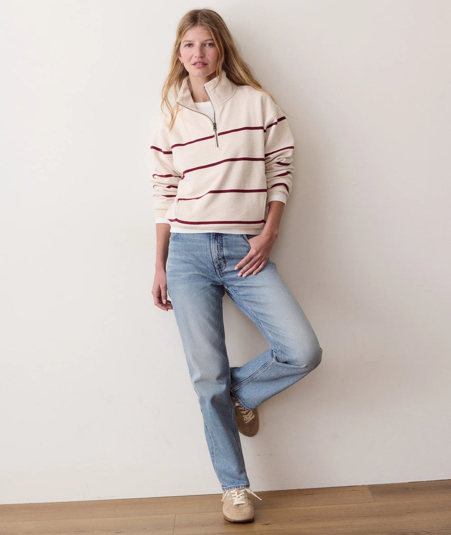 Marine Layer Cloud 9 Fleece Half Zip Sweatshirt