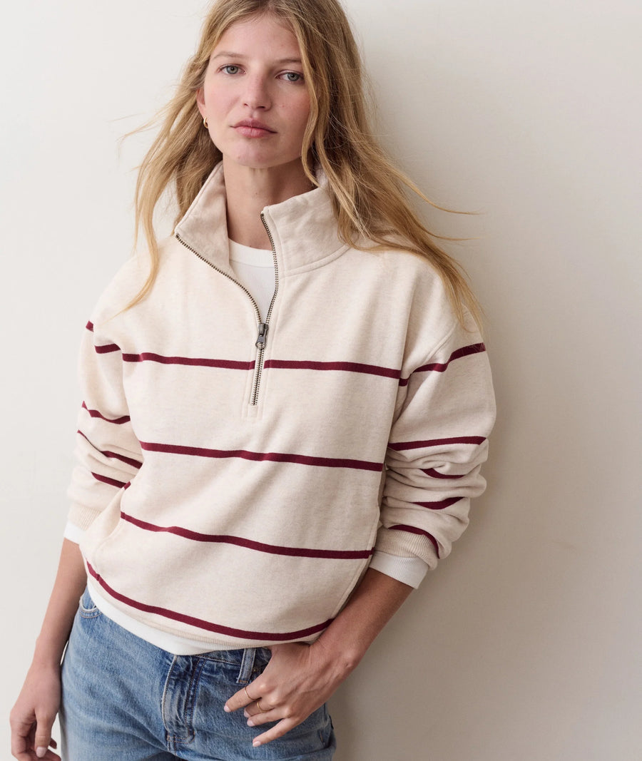 Marine Layer Cloud 9 Fleece Half Zip Sweatshirt