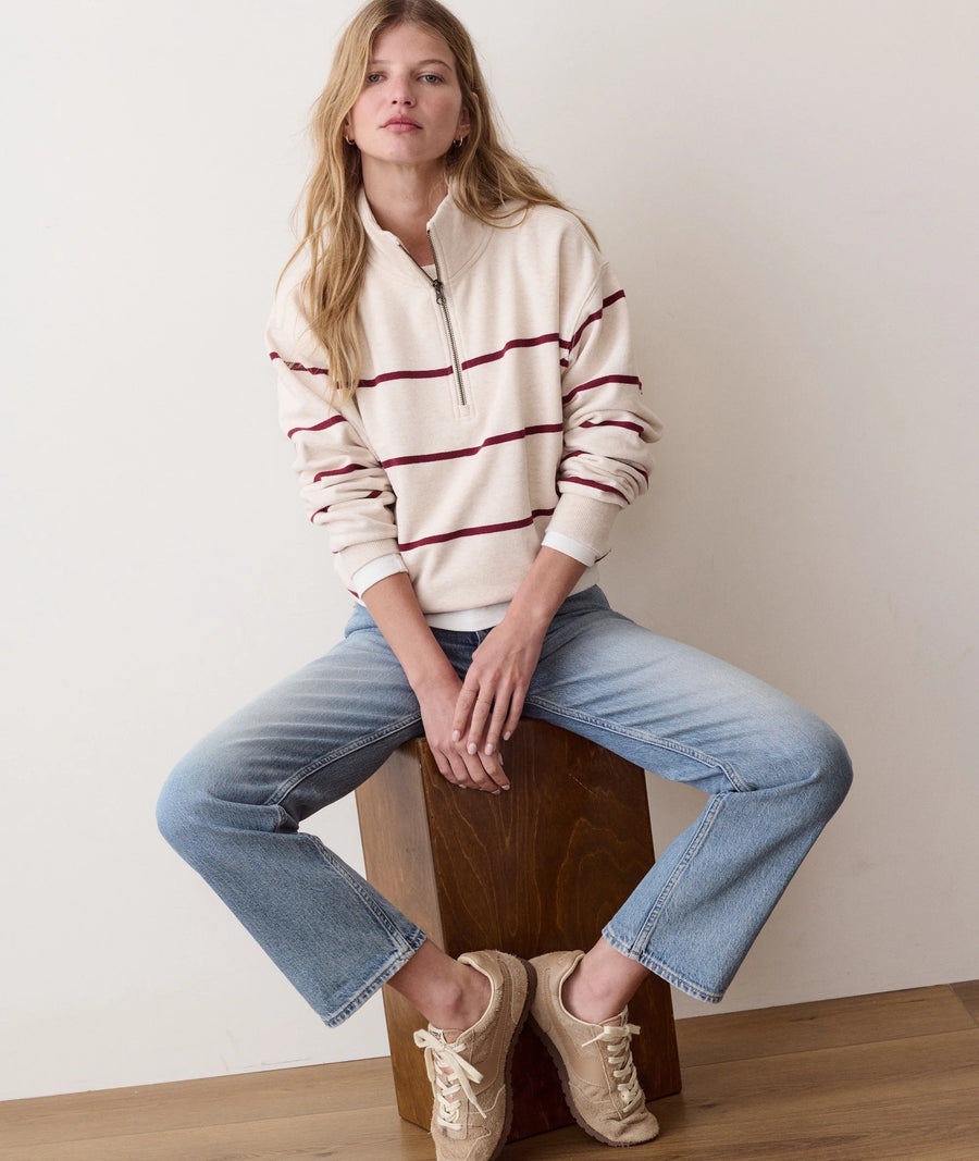 Marine Layer Cloud 9 Fleece Half Zip Sweatshirt