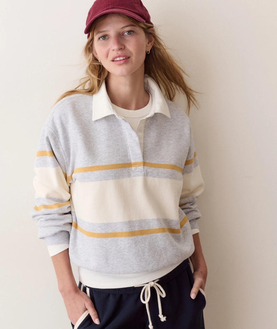 Marine Layer Cloud 9 Rugby Polo