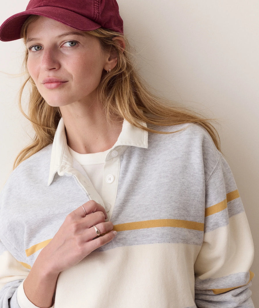 Marine Layer Cloud 9 Rugby Polo