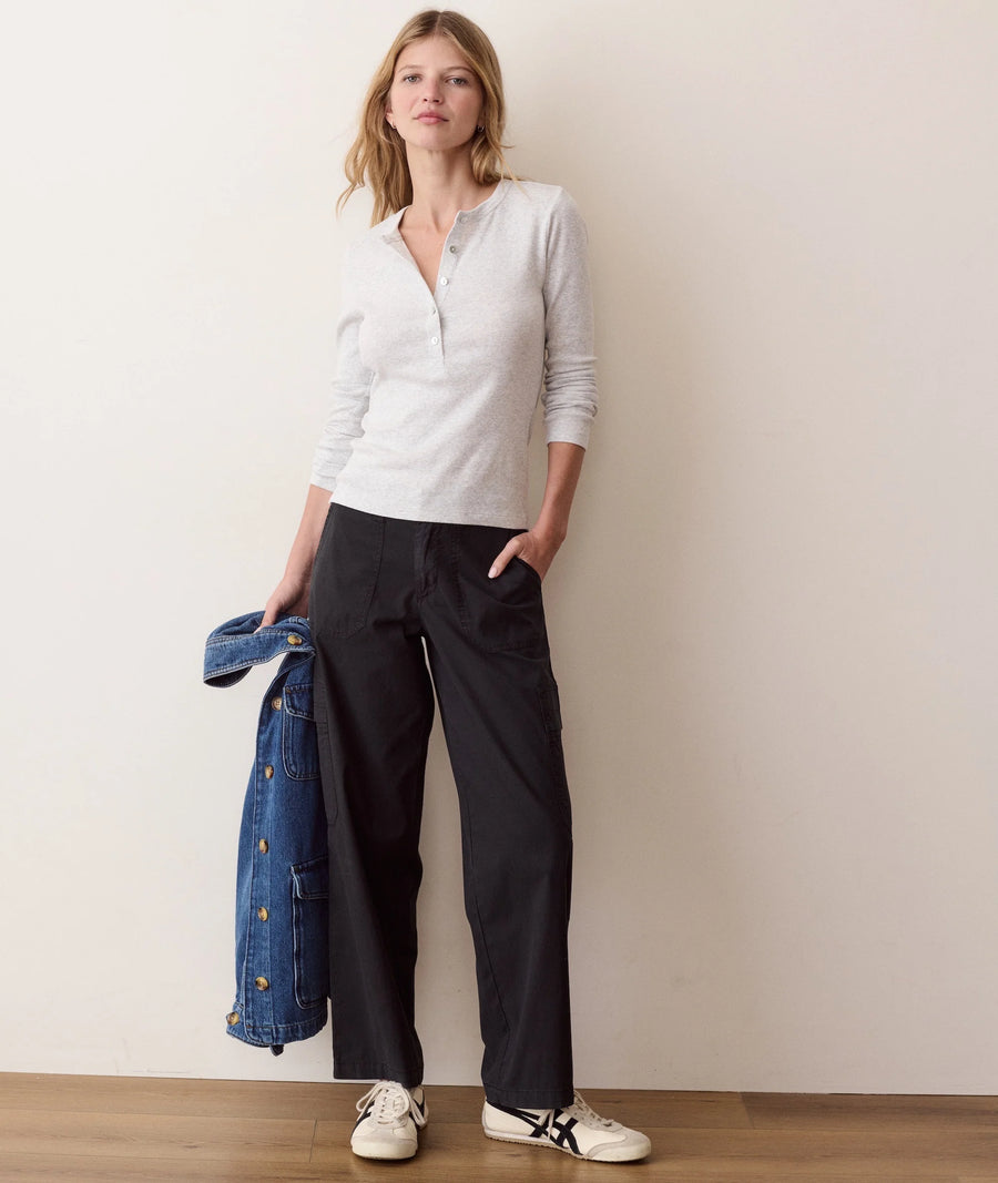 Marine Layer Mini Rib Henley