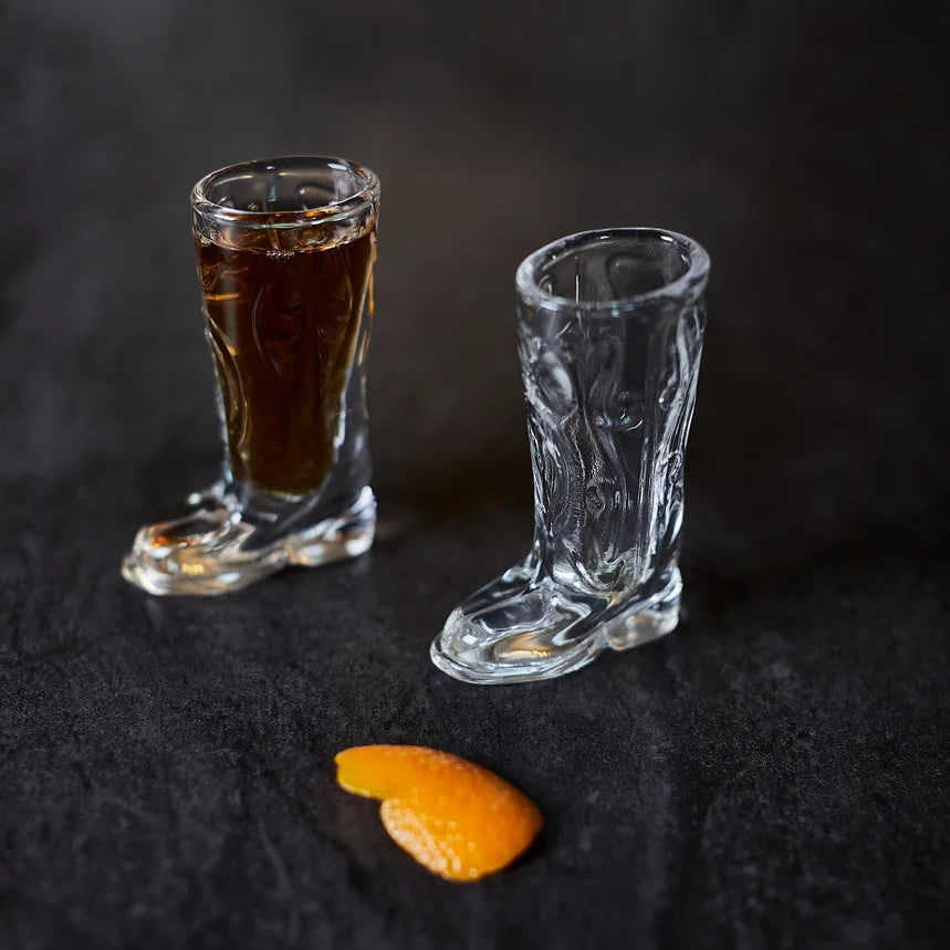 Gentlemen's Hardware Cowboy Boot Shot Glass (Set of 2)