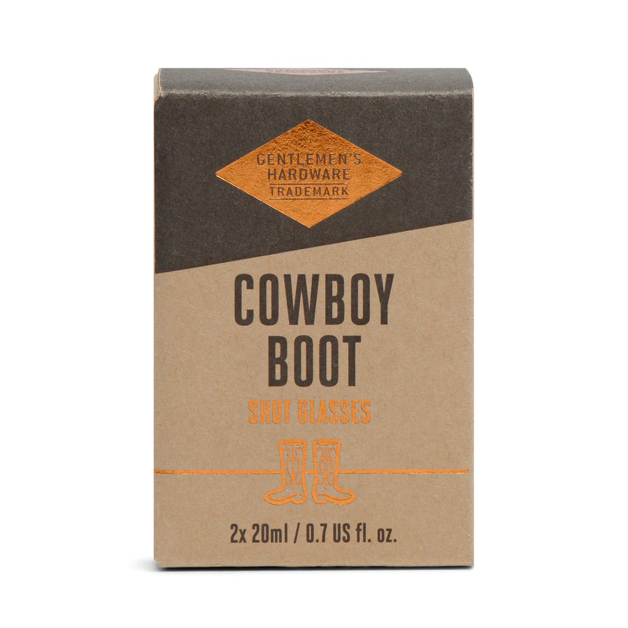 Gentlemen's Hardware Cowboy Boot Shot Glass (Set of 2)