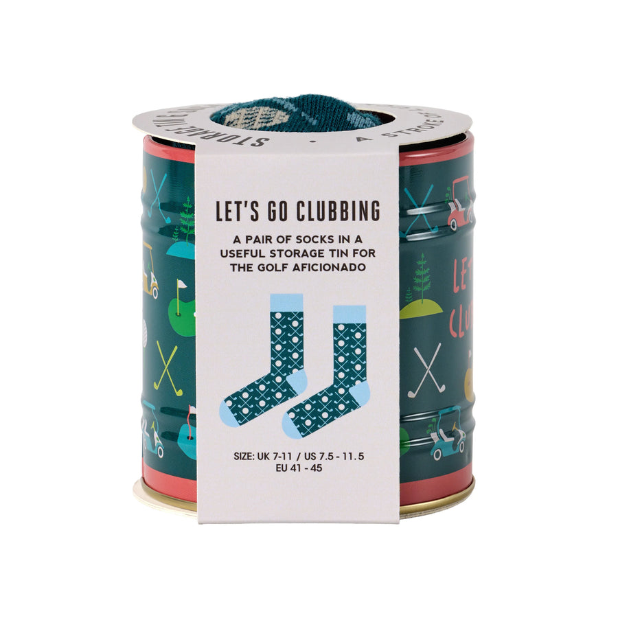 Gentlemen's Hardware Golf Socks in a Can