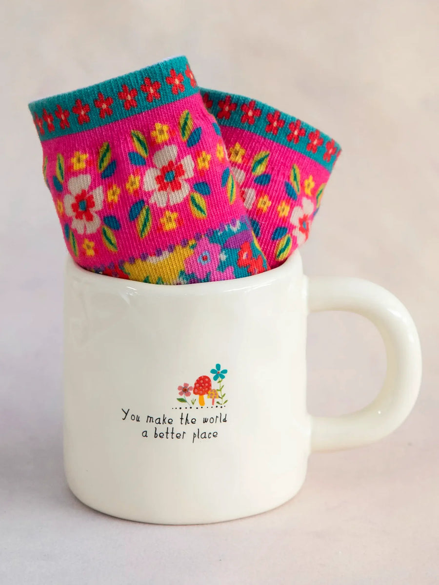 World Better Mug & Sock Set