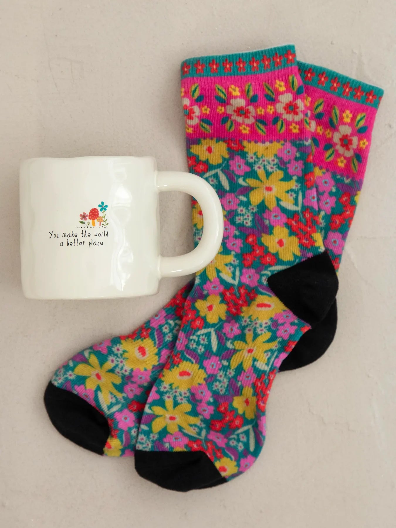 World Better Mug & Sock Set