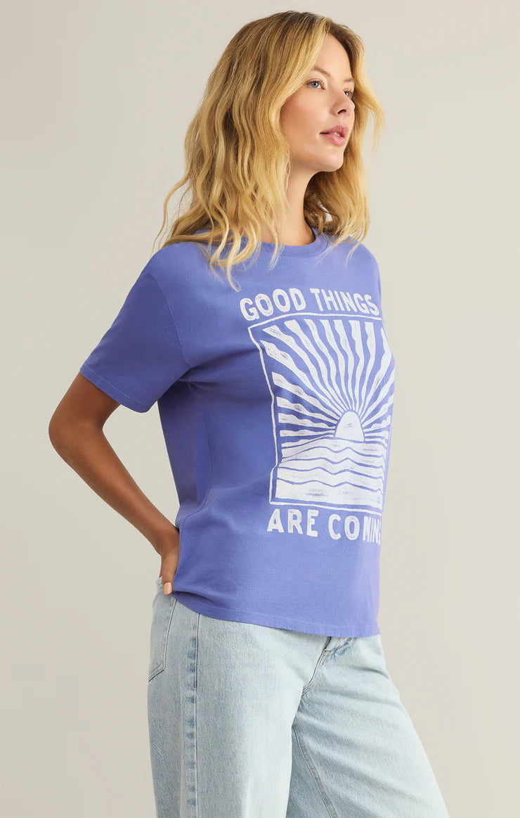 Z Supply Good Things Boyfriend Tee