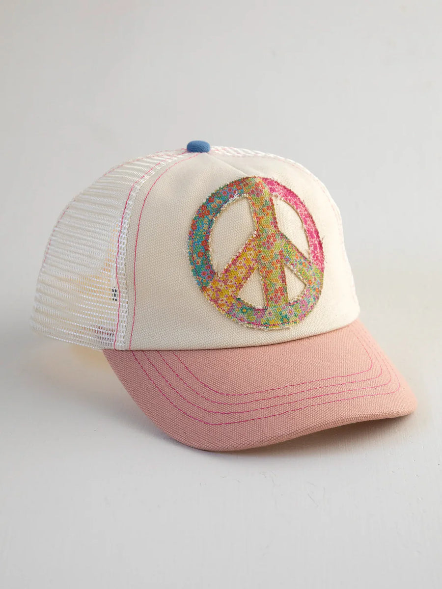 Canvas Trucker Hat Peace