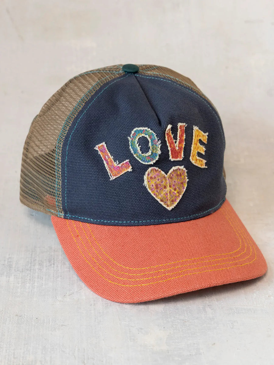 Canvas Trucker Hat Love