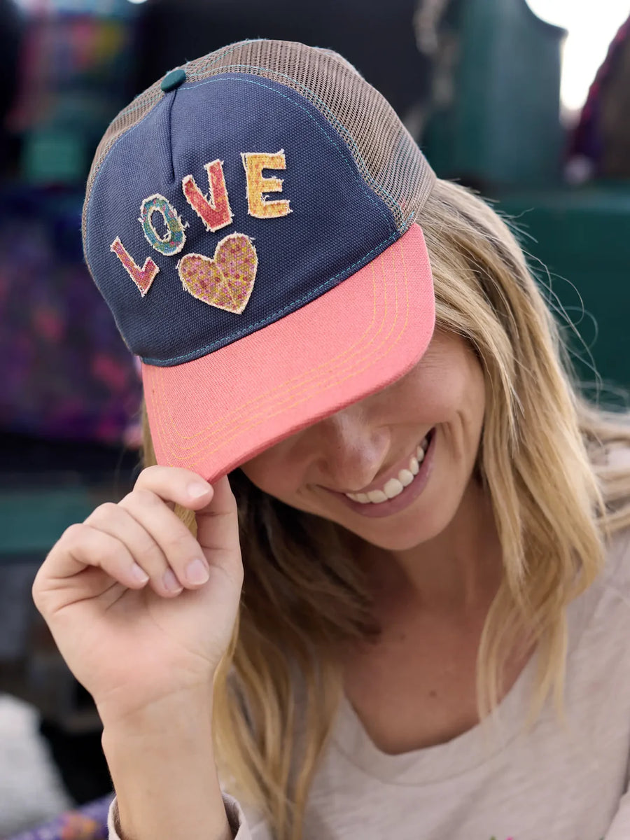 Canvas Trucker Hat Love